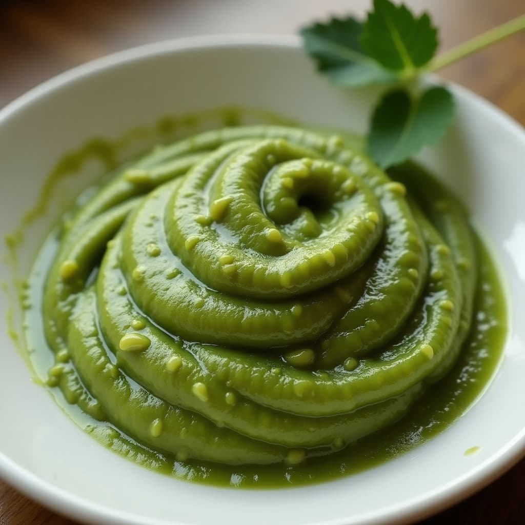 Esparguete de Abobrinha com Pesto de Abacate