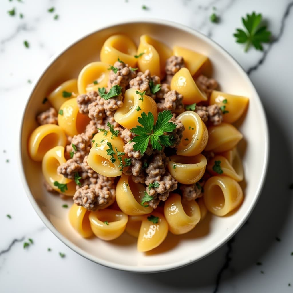 One Pot Creamy Beef and Shells Pasta - Image 2 of 2