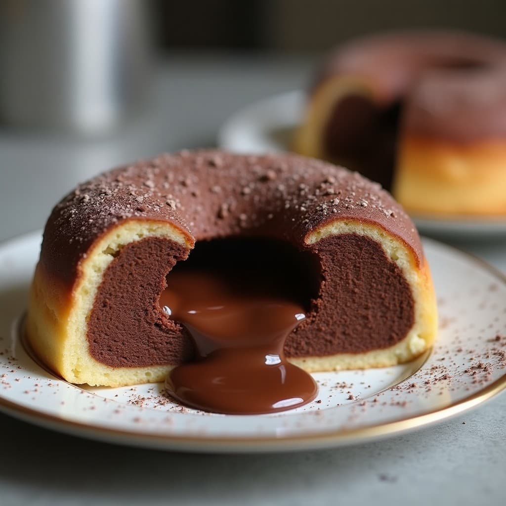 Pastel de Chocolate Fundido