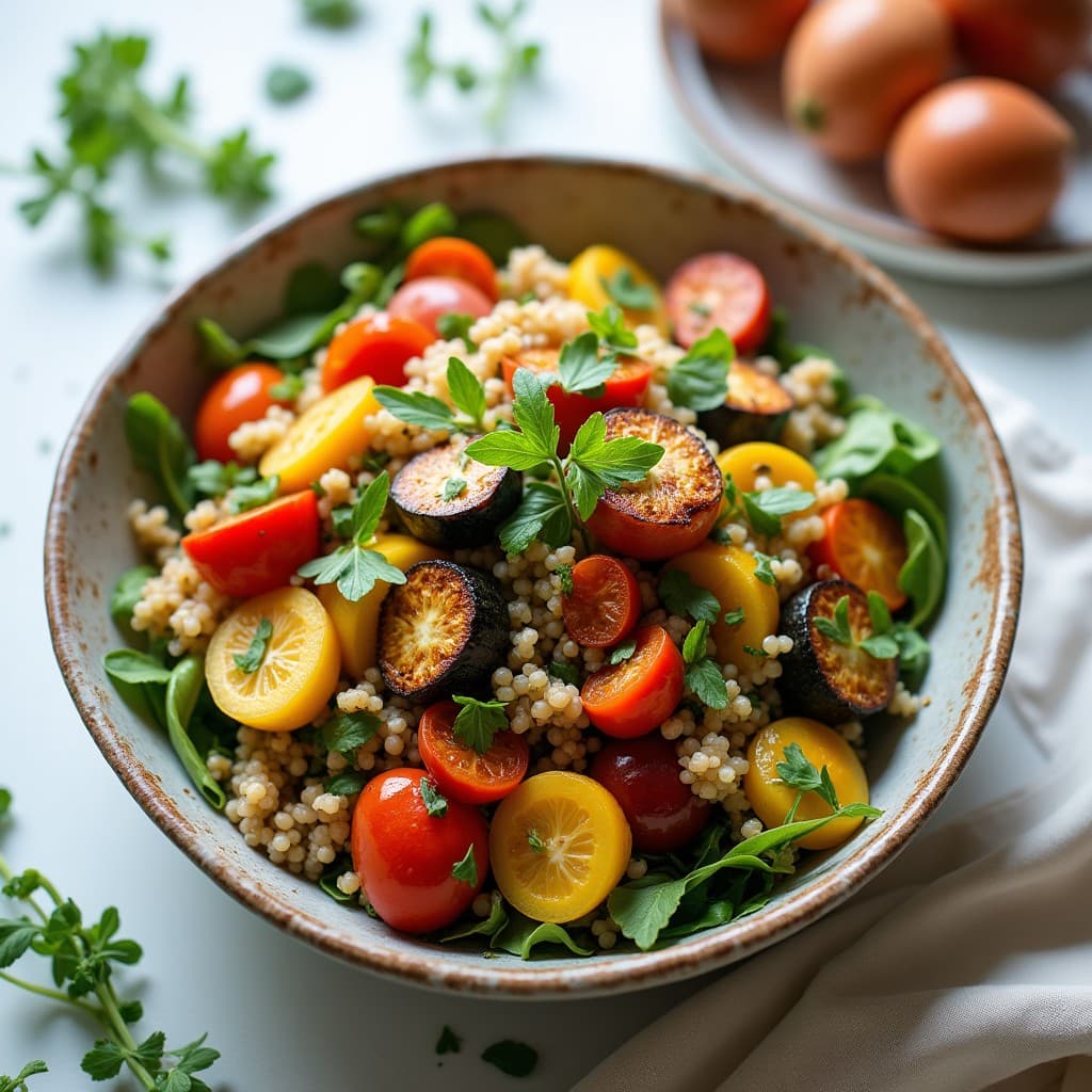 Quinoa and Roasted Vegetable Salad